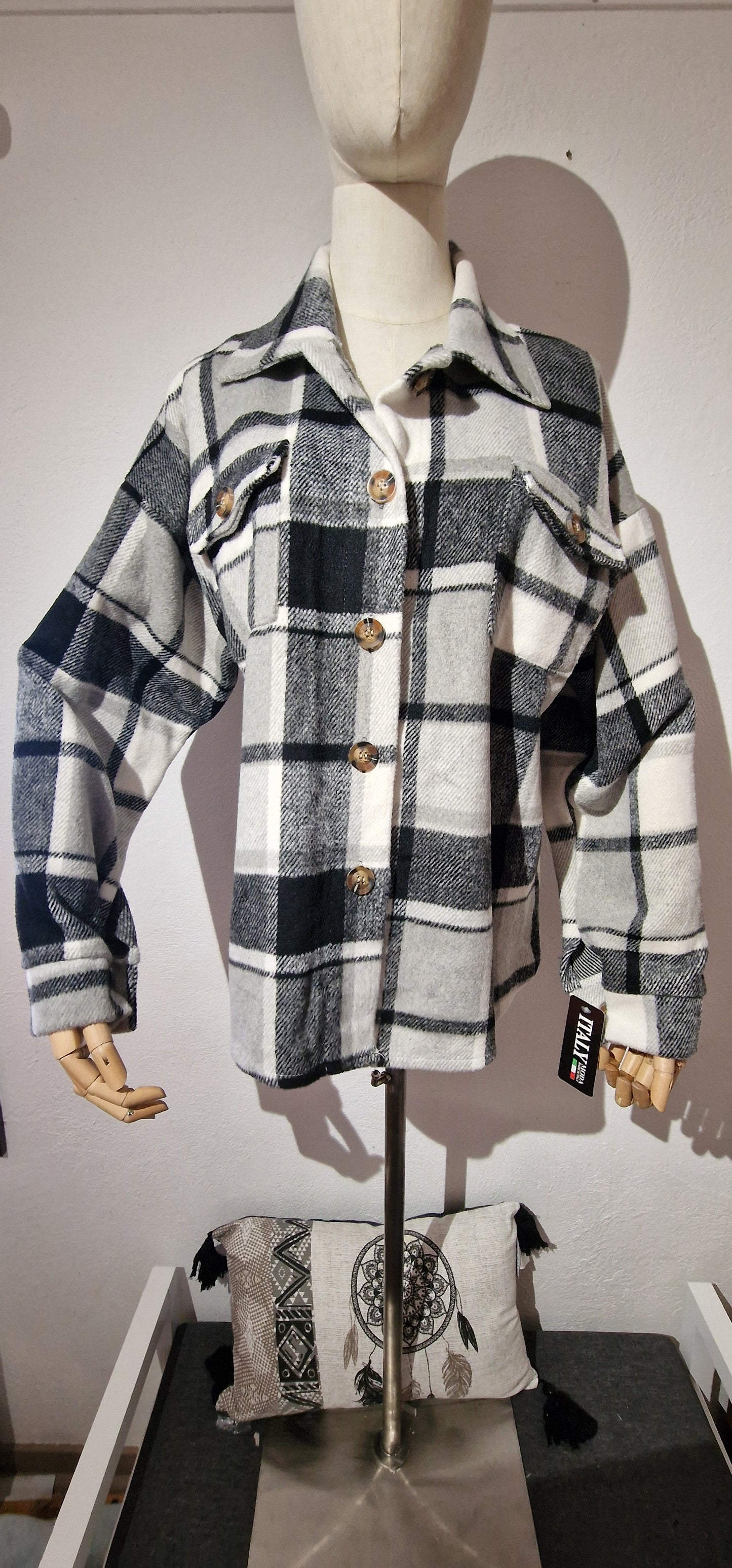 Veste à carreaux