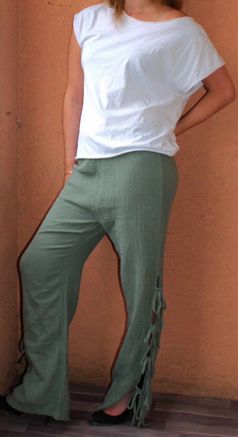 Pantalon Attaches Latérales