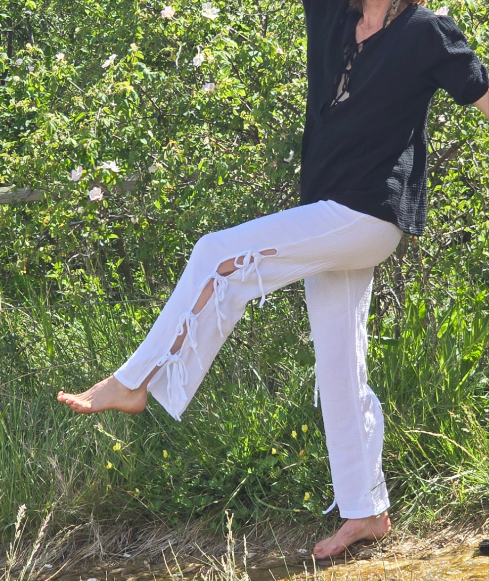 Pantalon Attaches Latérales